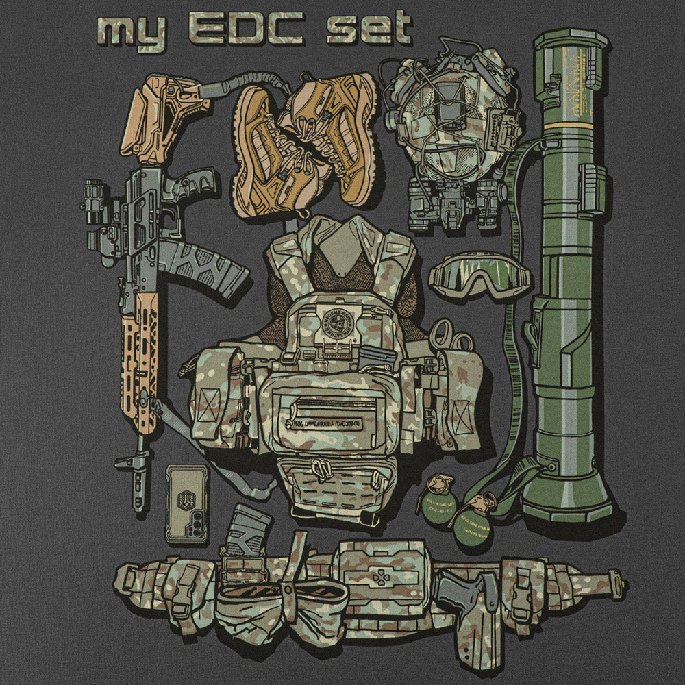 Tricou MY EDC M-Tac - Gri Antracit Esențial Bătăliei