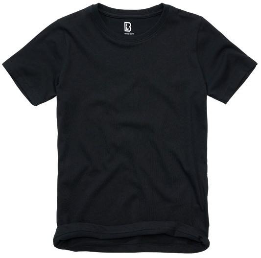 Tricou Negru Copii Brandit - Confort Superior