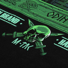 Tricou Night Vision M-Tac - Odin Tactic, Negru/Verde