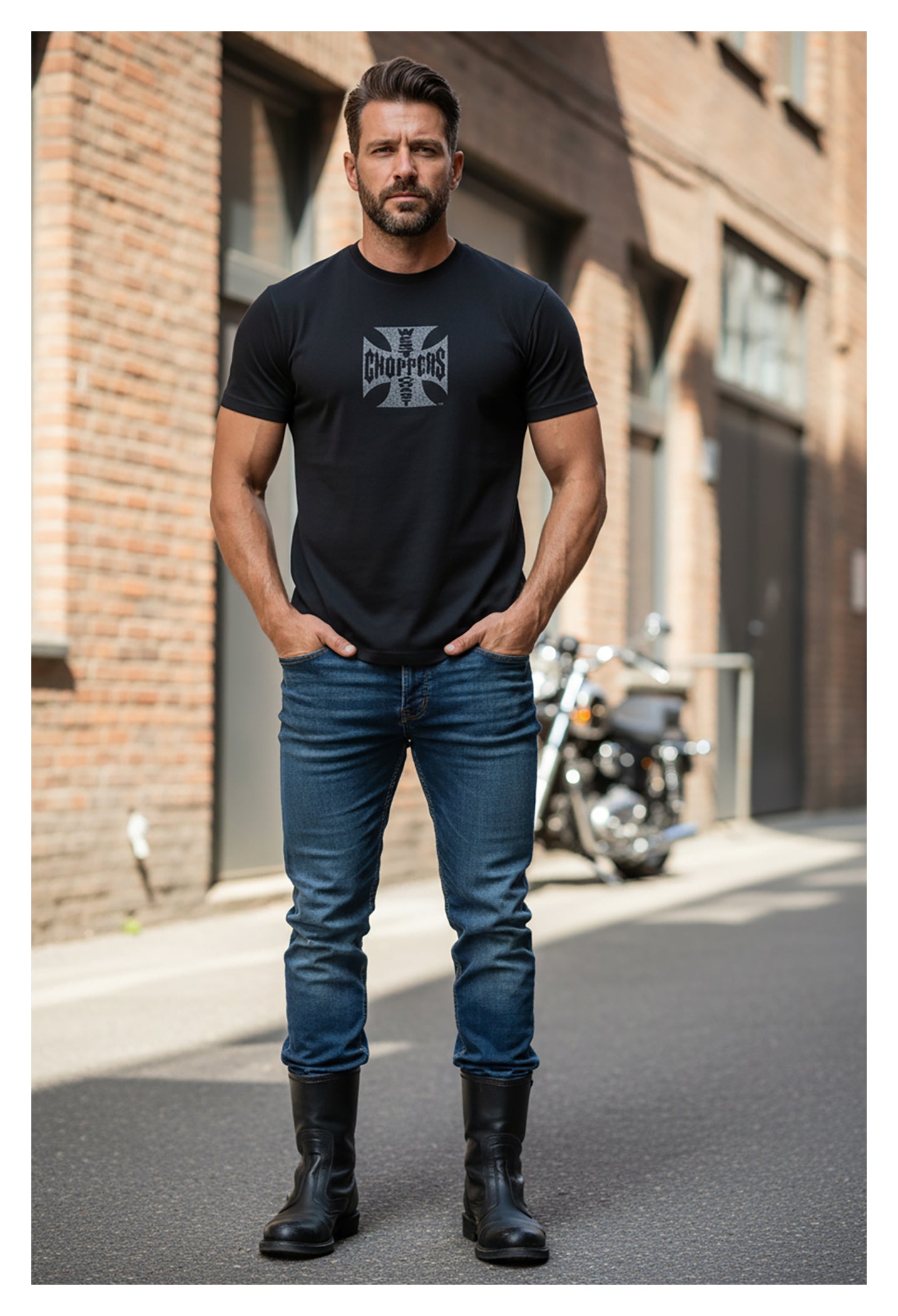 Tricou OG Classic OG - Bumbac, Guler Rotund, WCC Cross