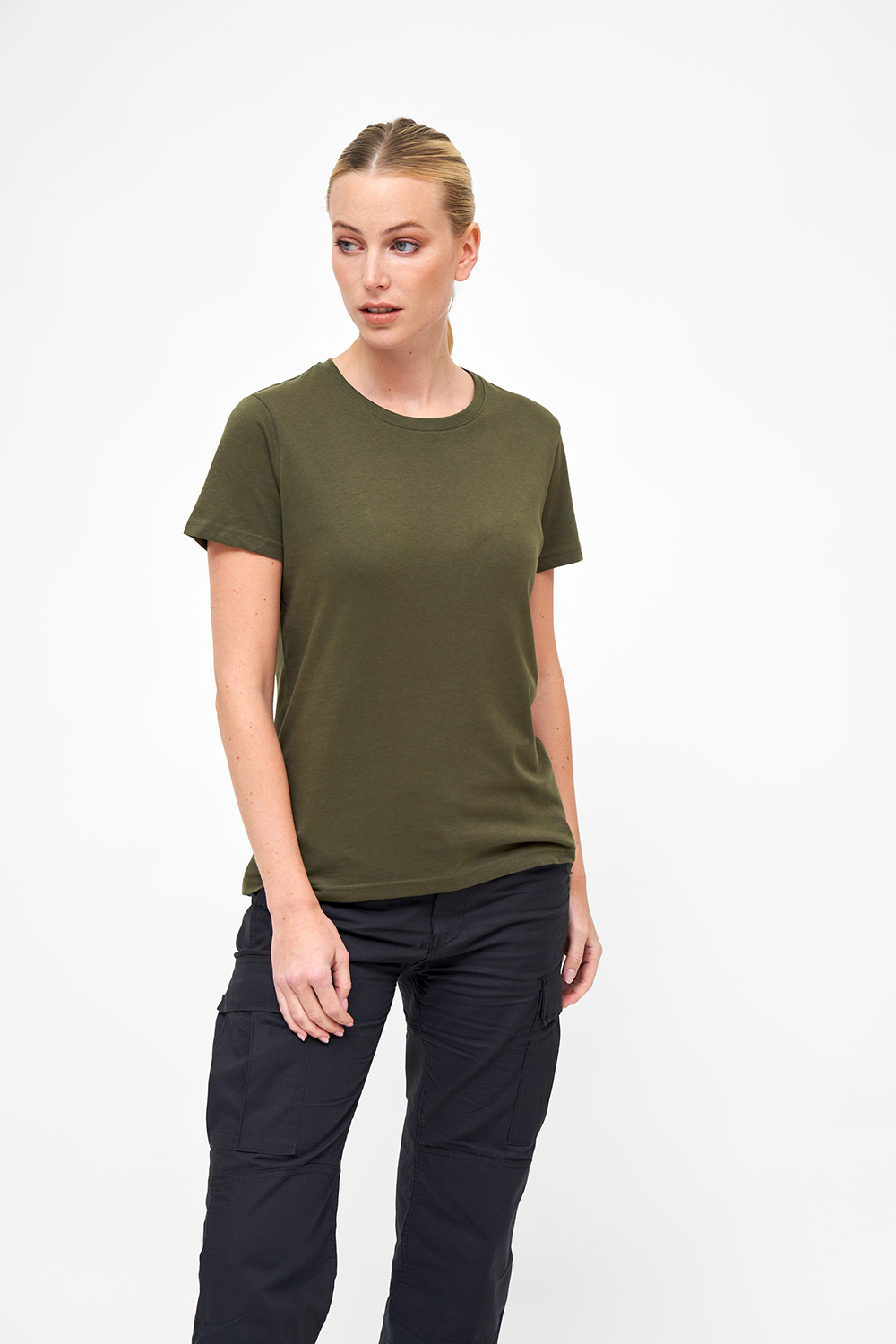 Tricou Olive Dama Brandit - Confort si Rezistenta