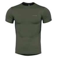 Tricou Pentagon Apollo Tac-Fresh – 92% Poliester, Elastan, Slim Fit, Camo Green