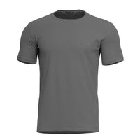 Tricou Pentagon Levantes Crewneck – Piqué 220 g/m², Guler Rotund, Gri Wolf Grey