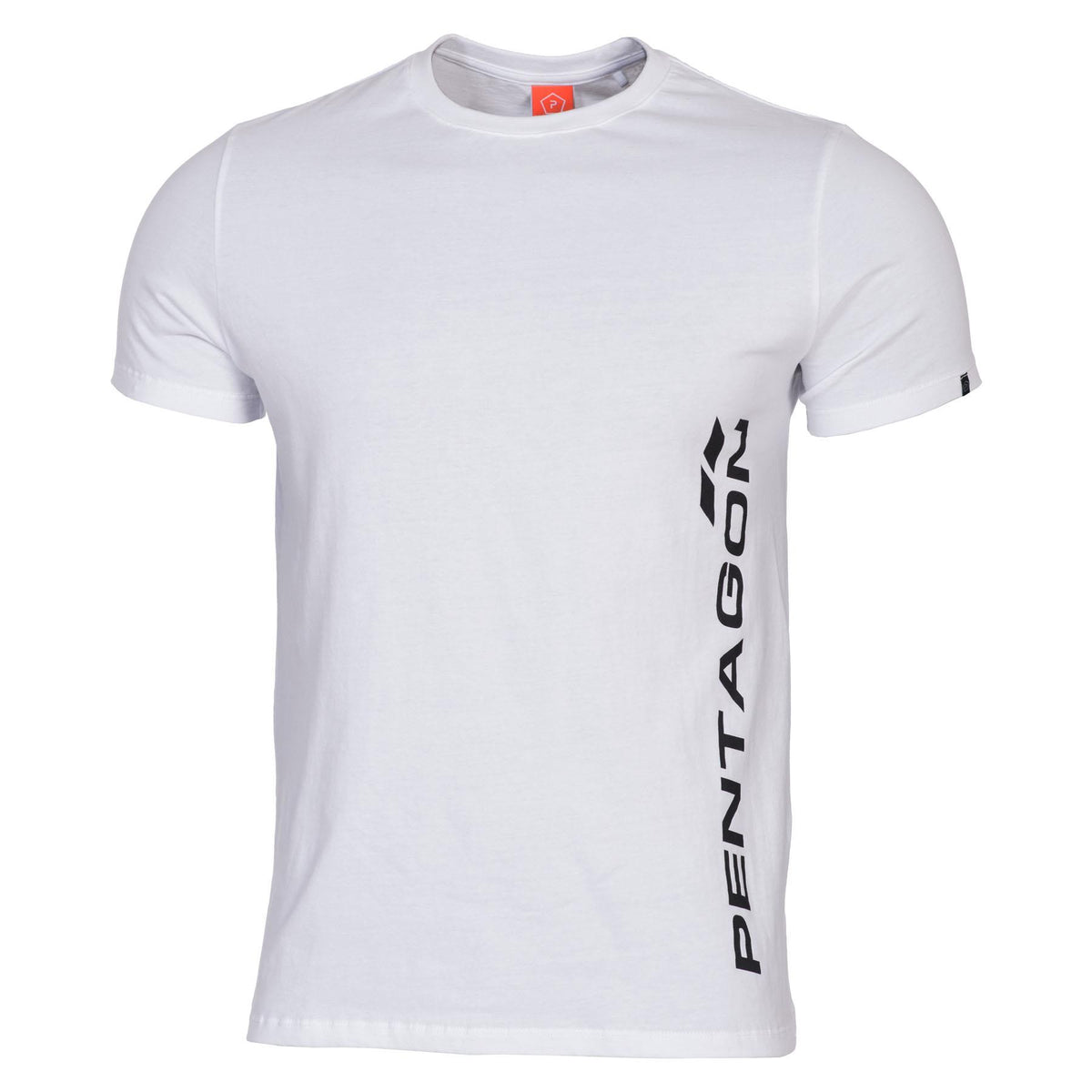 Tricou Pentagon Vertical -Pv White Pentagon Tactical - Confort Superior și Durabilitate Excepțională