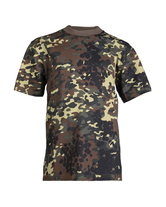Tricou pentru Copii Mil-Tec – 100% Bumbac, Flecktarn