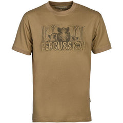 Tricou Percussion Treesco Bej - Confort Tactica, Vanatoare