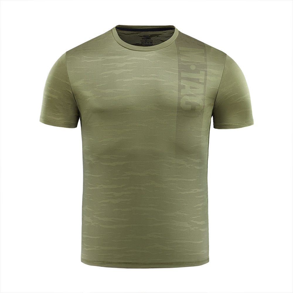 Tricou Performance M-Tac Oliv – 95% Poliester, Cusături Plate - poza 3