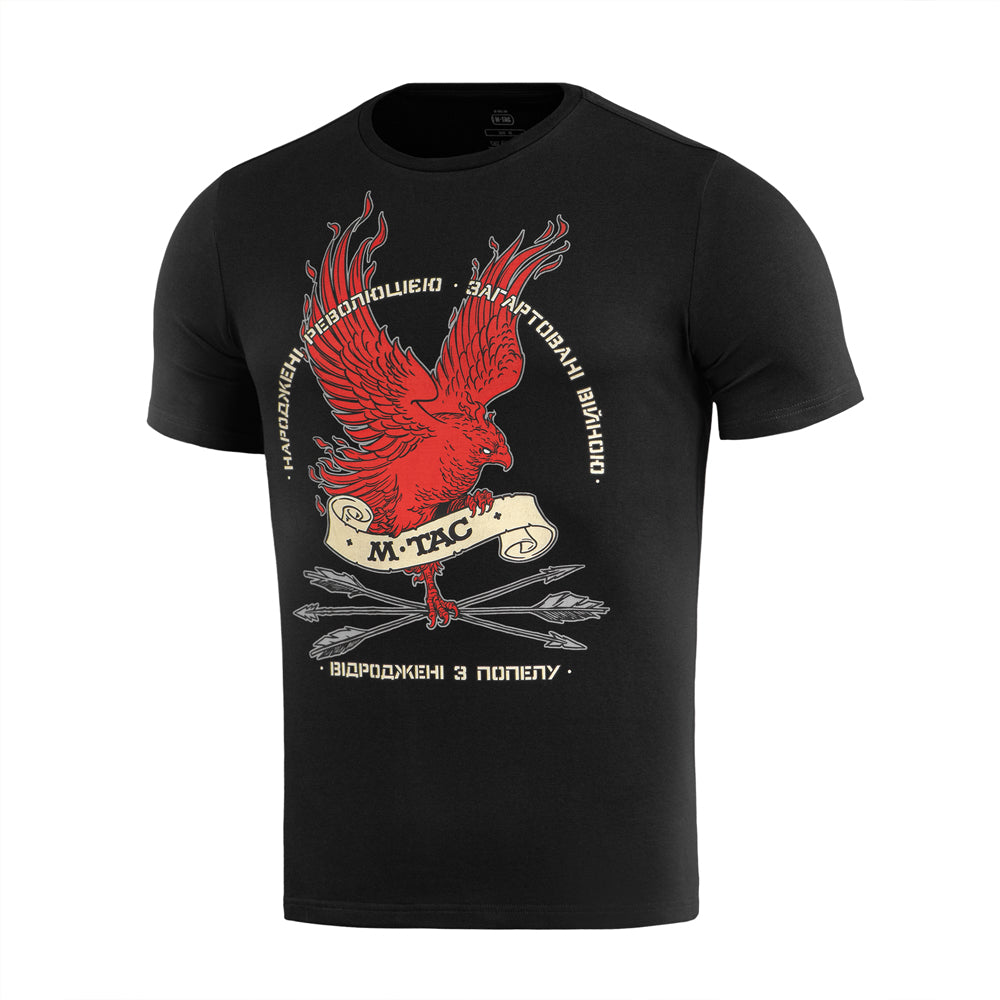Tricou Phoenix M-Tac - Negru, Reînviat din Cenușă