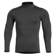 Tricou Pindos 1/2 Zip Shirt Black Pentagon Tactical - Căldură și Versatilitate Maximă