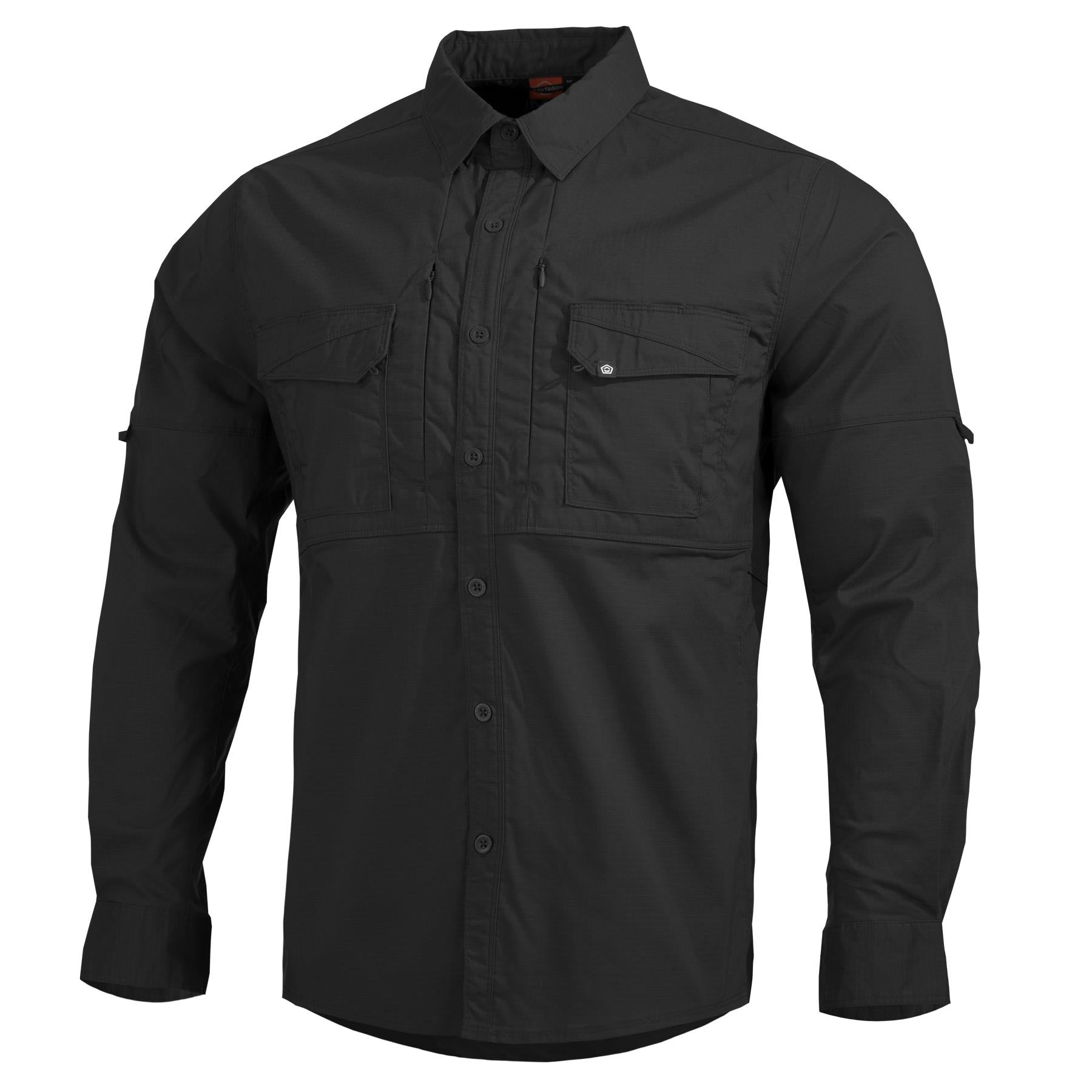 Tricou Plato Shirt Black Pentagon Tactical - Performanță și Ventilație Optimă în orice Mediu