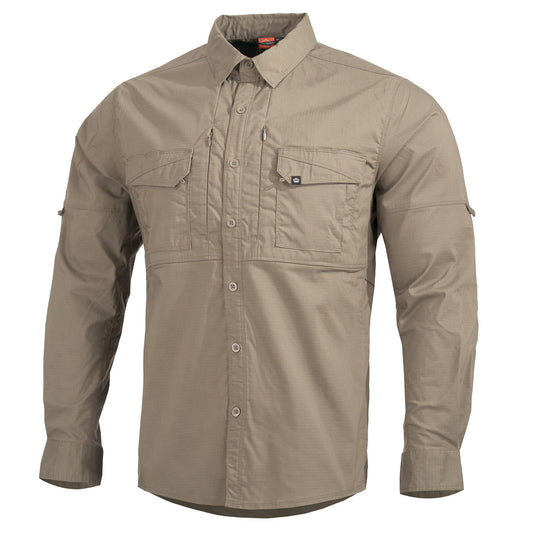 Tricou Plato Shirt Khaki Pentagon Tactical - Performanță și Ventilație Optimă în orice Mediu