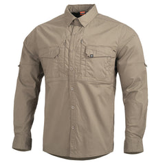 Tricou Plato Shirt Khaki Pentagon Tactical - Performanță și Ventilație Optimă în orice Mediu