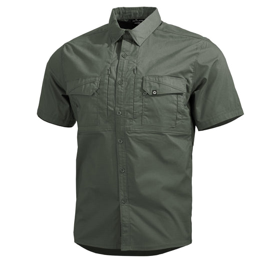 Tricou Plato Shirt Short -Sh Camo Green Pentagon Tactical - Performanță și Ventilație Optimă în orice Mediu