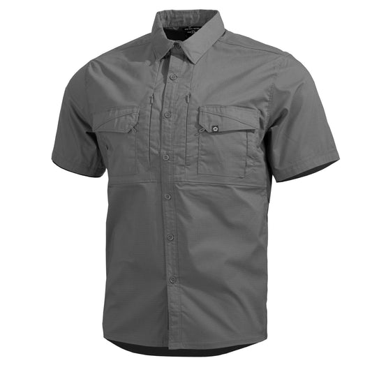 Tricou Plato Shirt Short -Sh Wolf-Grey Pentagon Tactical - Performanță și Ventilație Optimă în orice Mediu