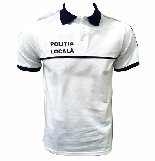 Tricou Polo Alb - Poliția Locală Damă