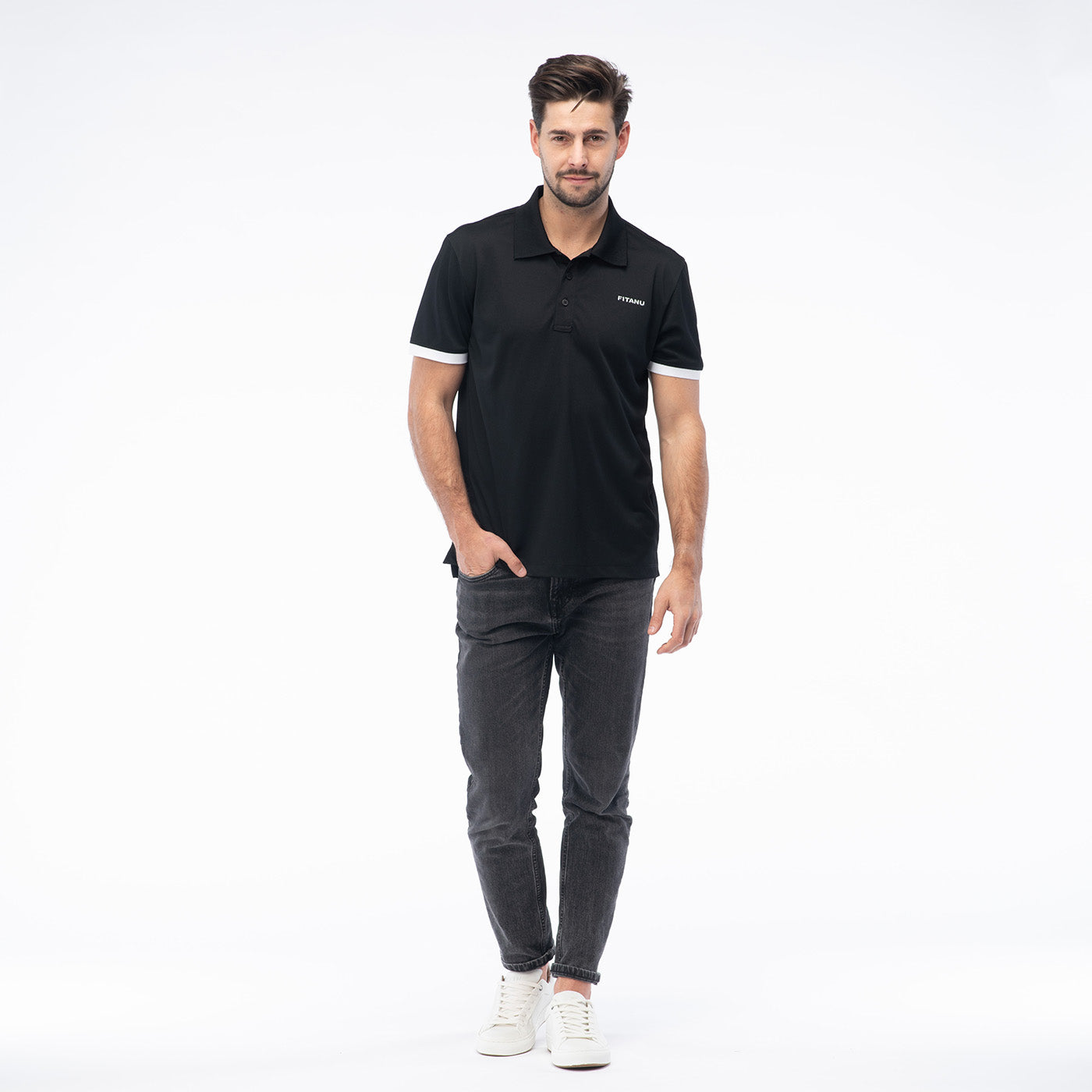 Tricou Polo Bărbați FLIN FITANU - Quick Dry, Reciclat - 8