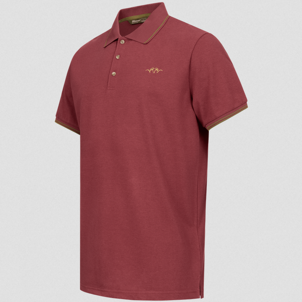 Tricou Polo Blaser 22 Bordeaux - Eleganță Outdoor, Confort Superior - 2