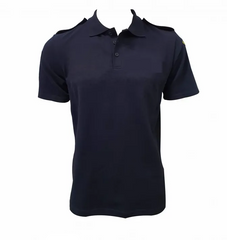 Tricou Polo Bleumarin cu Epoleti
