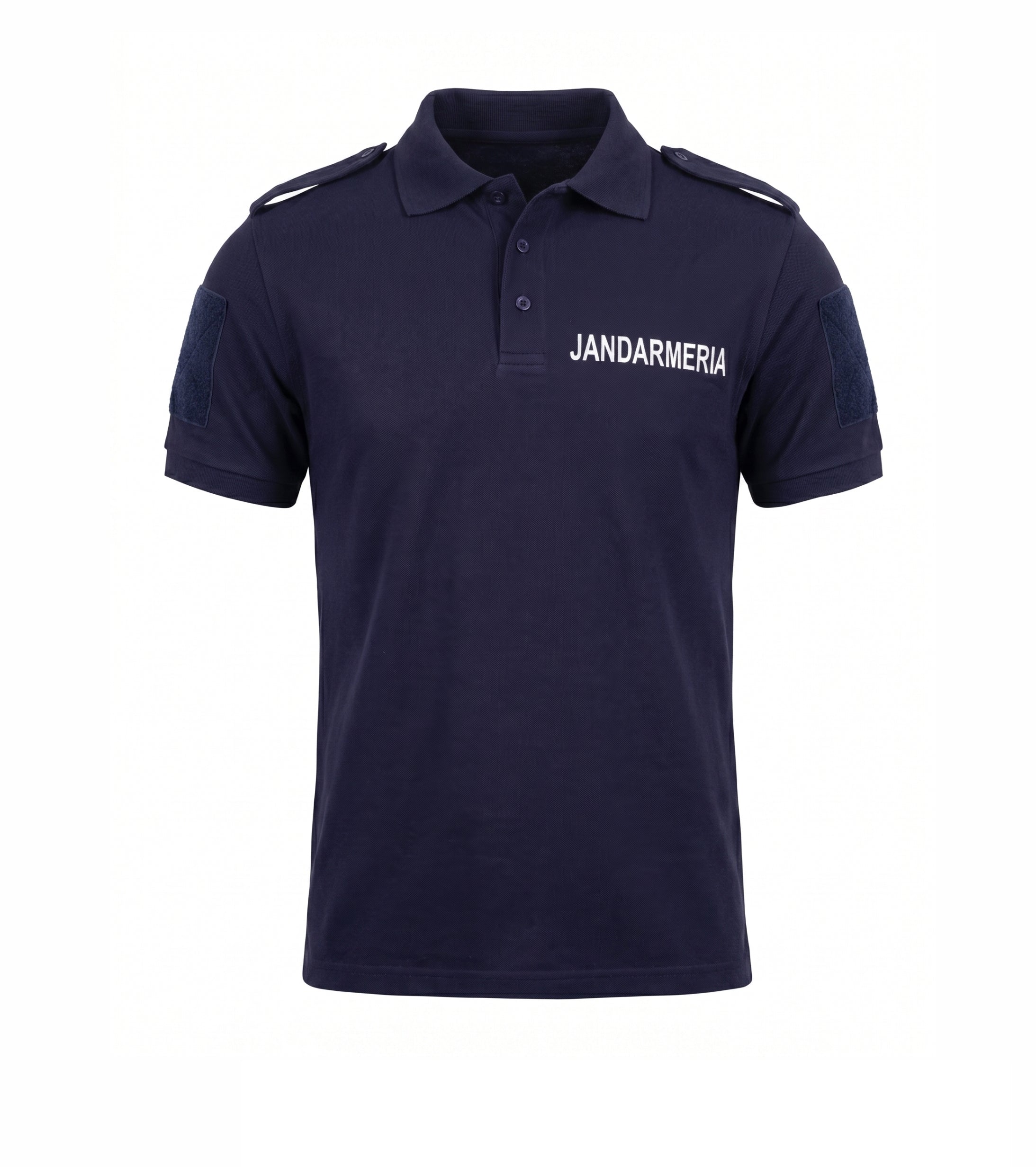 Tricou Polo Bleumarin Patch Mâneci -  Jandarmeria Română Bărbat