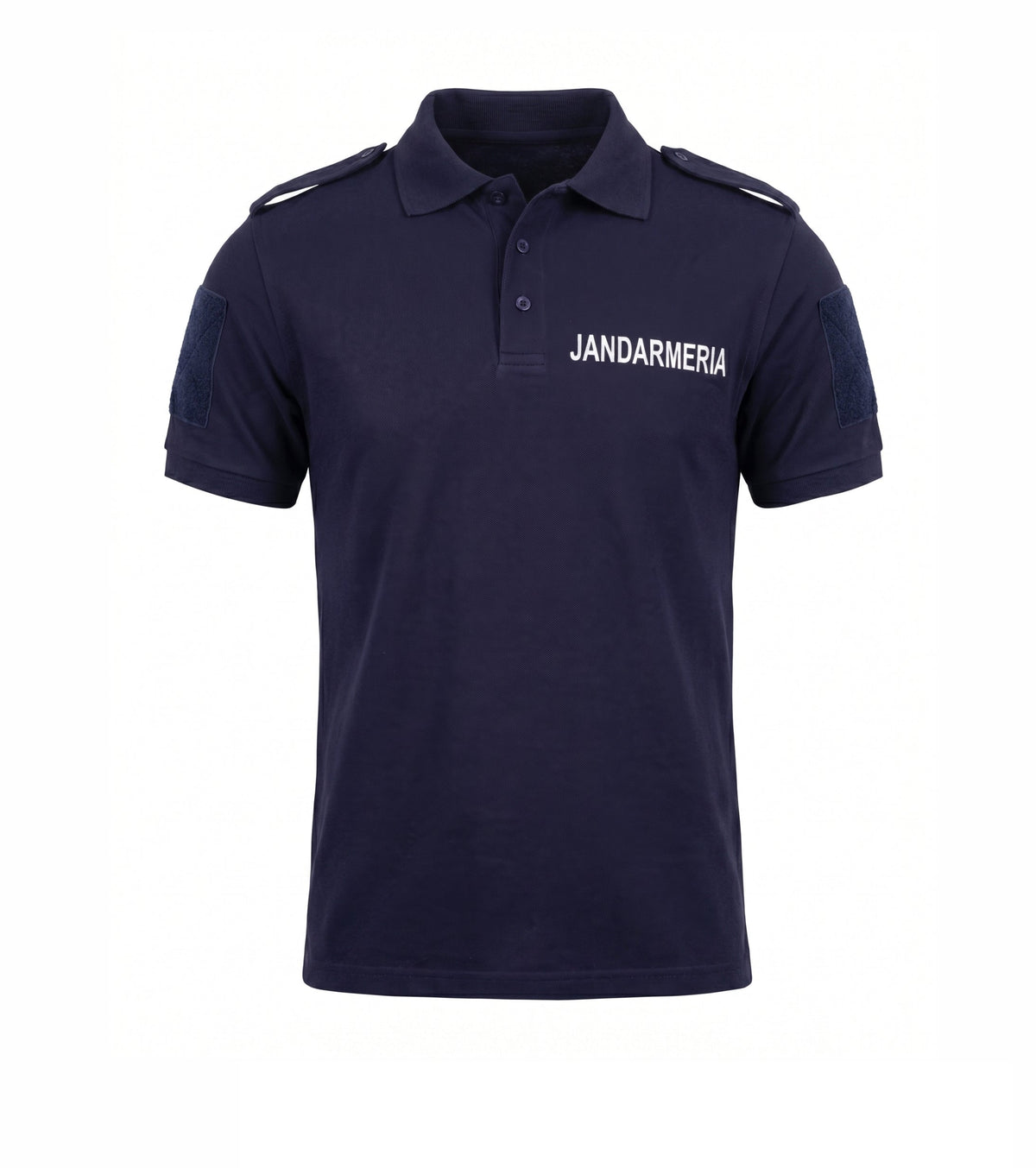 Tricou Polo Bleumarin Patch Mâneci -  Jandarmeria Română Bărbat