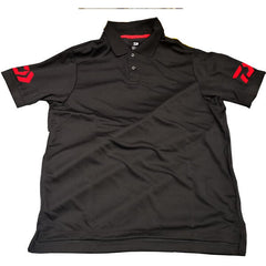 Tricou Polo Daiwa Black/Red - Confort Pescar, Stil Modern 3XL