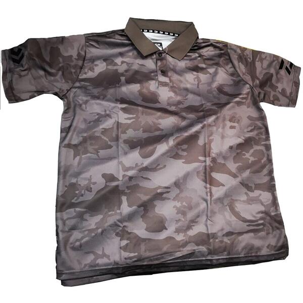 Tricou Polo Grey Camo DAIWA - Confort, Stil Pescuit - 1