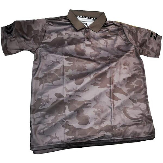 Tricou Polo Grey Camo DAIWA - Confort, Stil Pescuit - 1