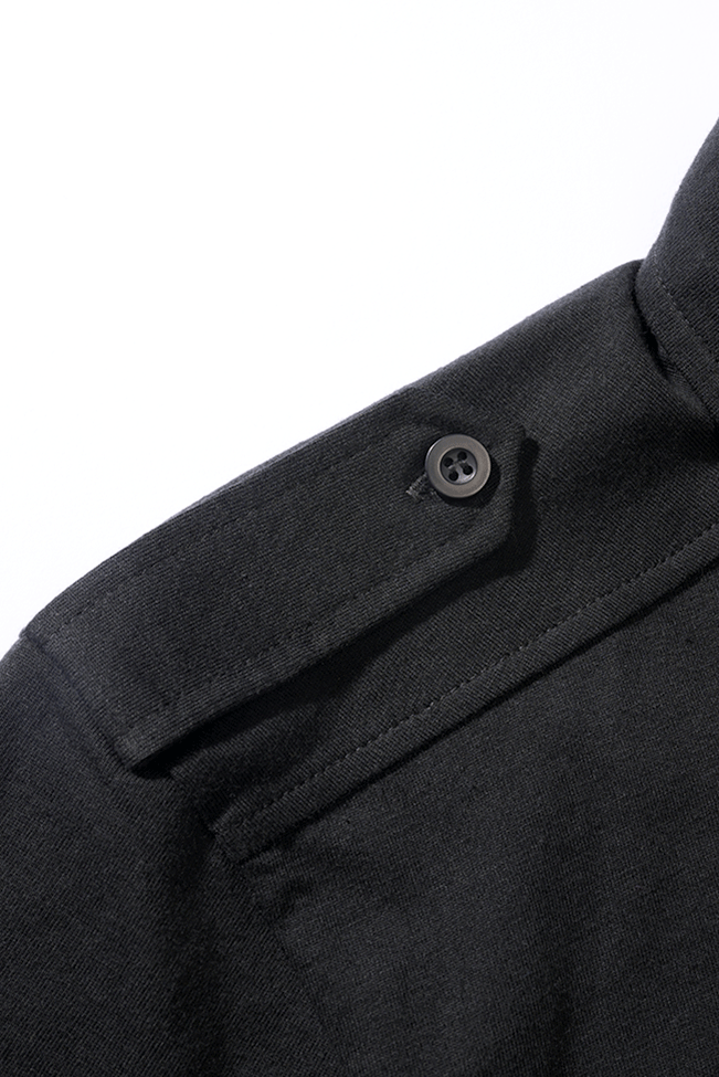 Tricou Polo Jon Short Sleeve Negru Brandit - Confort Tactic Zilnic