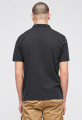 Tricou Polo Jon Short Sleeve Negru Brandit - Confort Tactic Zilnic