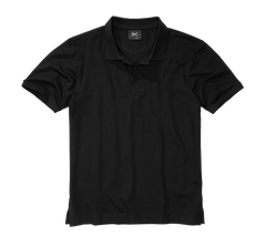 Tricou Polo Pique Short Sleeve Negru Brandit - Confort Robust Zilnic