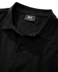 Tricou Polo Pique Short Sleeve Negru Brandit - Confort Robust Zilnic
