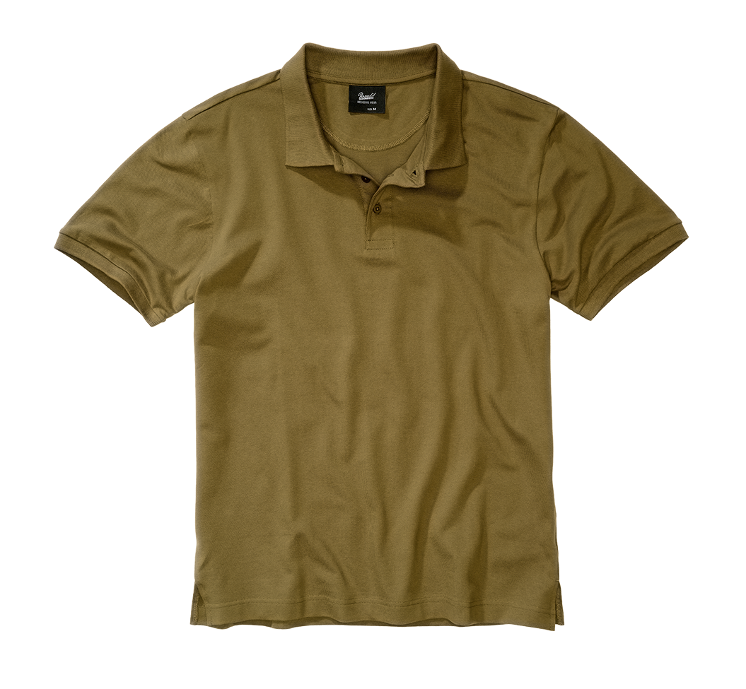 Tricou Polo Pique Short Sleeve Olive Brandit - Eleganță Funcțională