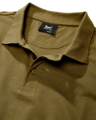 Tricou Polo Pique Short Sleeve Olive Brandit - Eleganță Funcțională