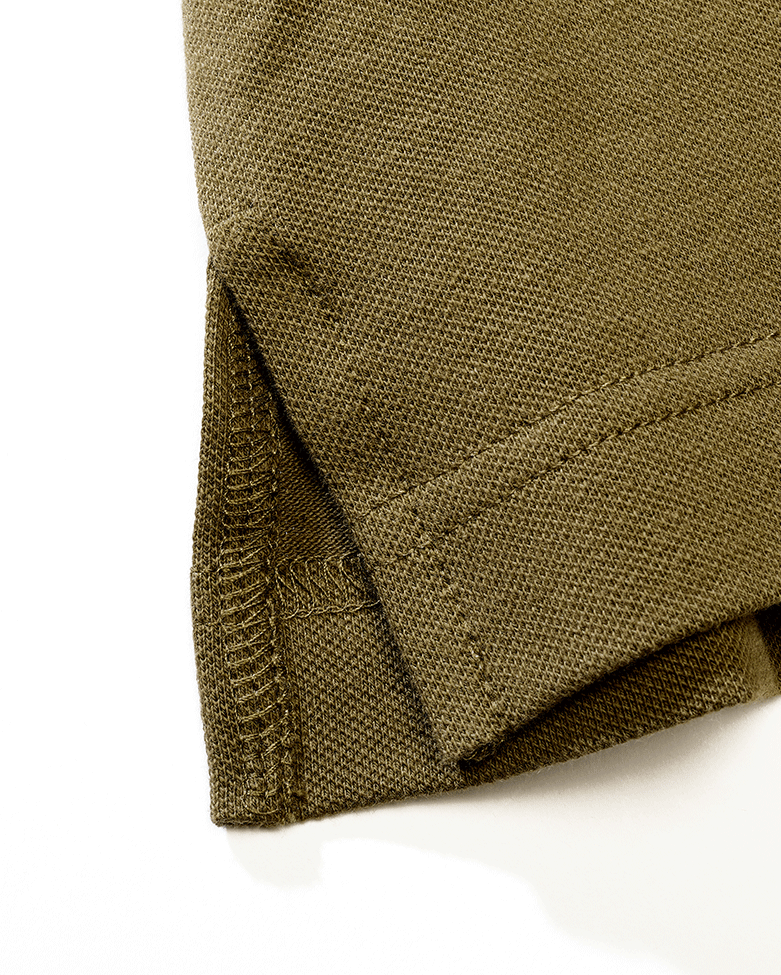 Tricou Polo Pique Short Sleeve Olive Brandit - Eleganță Funcțională