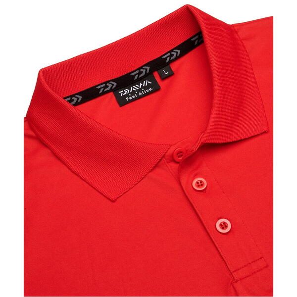 Tricou Polo Red Daiwa - Confort, Stil Pescuit - 2
