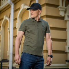 Tricou Polo Tactic 65/35 M-Tac - Army Olive