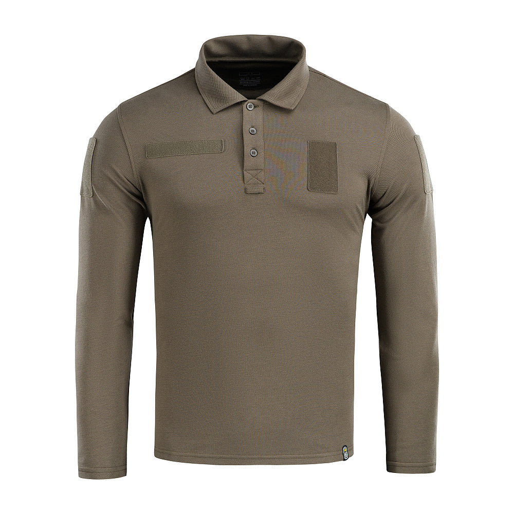 Tricou Polo Tactic M-Tac cu Mânecă Lungă - Dark Olive