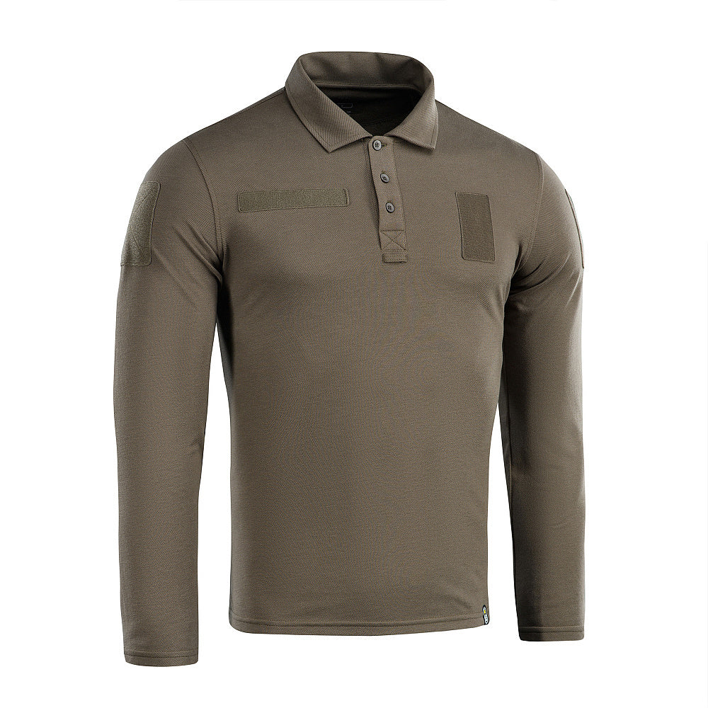 Tricou Polo Tactic M-Tac cu Mânecă Lungă - Dark Olive