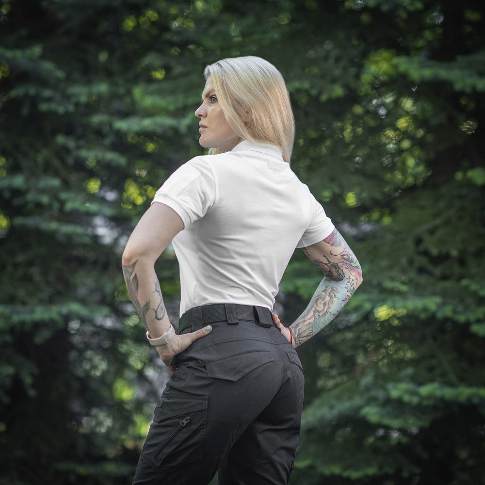 Tricou Polo Tactic M-Tac Lady 65/35 - Alb Femei