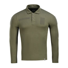 Tricou Polo Tactic M-Tac Mânecă Lungă - Army Olive