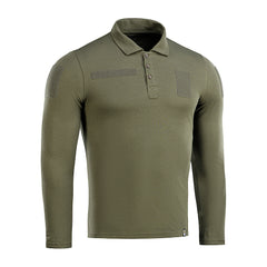 Tricou Polo Tactic M-Tac Mânecă Lungă - Army Olive