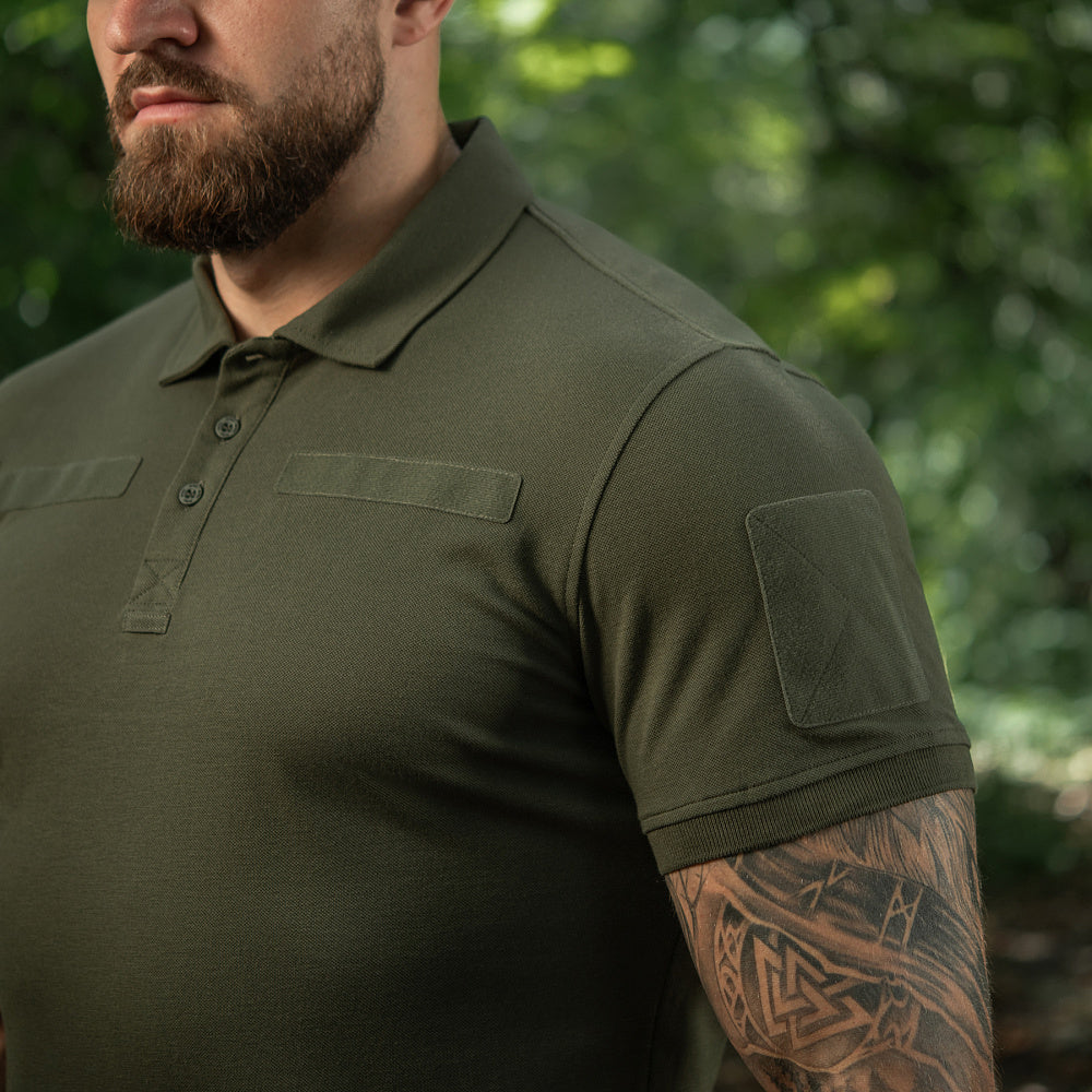 Tricou Polo Tactic Ranger 65/35 M-Tac - Army Olive