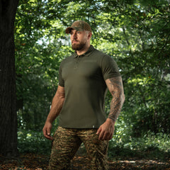 Tricou Polo Tactic Ranger 65/35 M-Tac - Army Olive