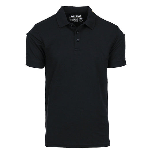 Tricou Polo Tactical Quick Dry Negru - Performanță Tactică Superioară