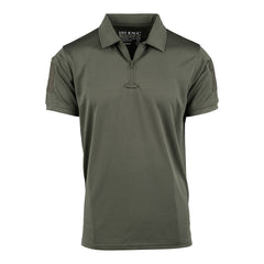 Tricou Polo Tactical Zip Quick Dry Ranger Green - Confort Rapid și Agilitate