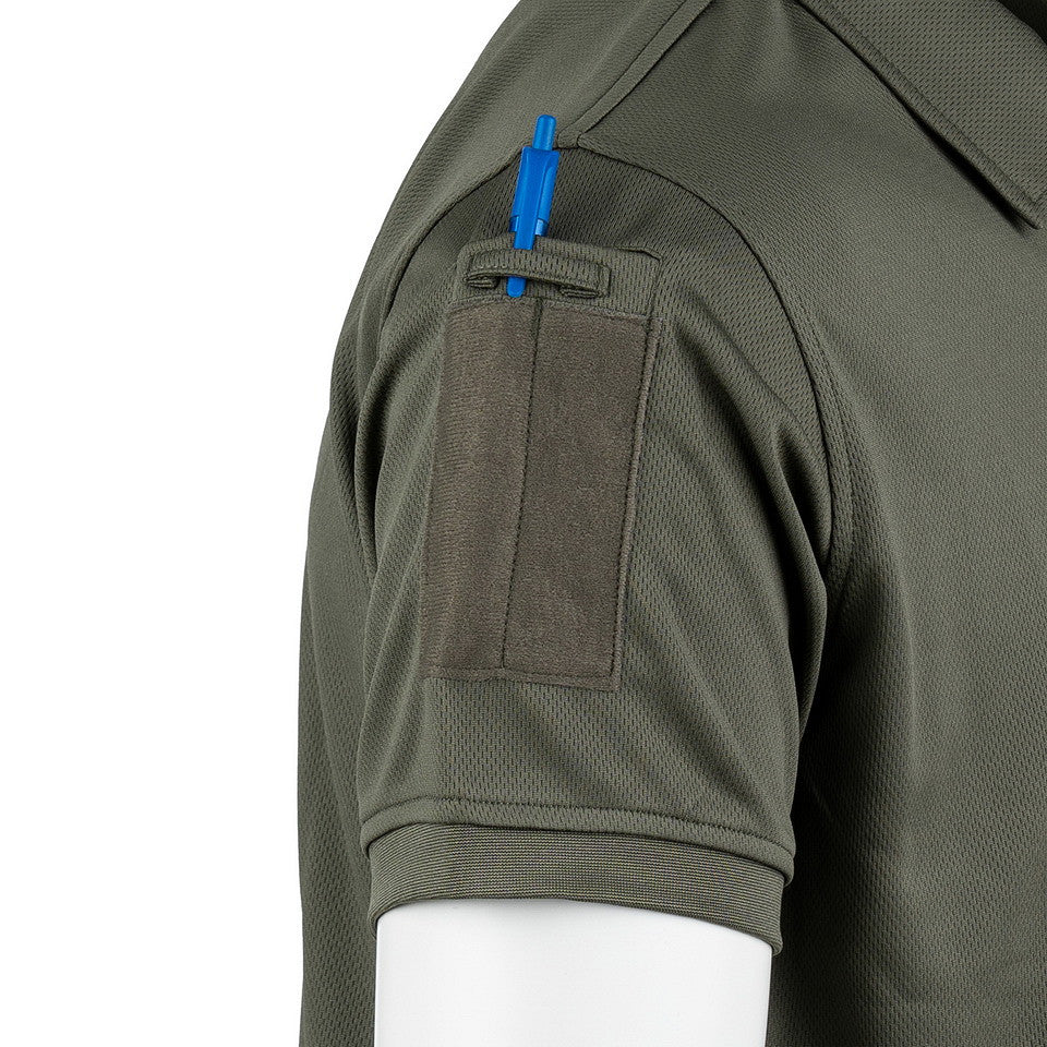 Tricou Polo Tactical Zip Quick Dry Ranger Green - Confort Rapid și Agilitate