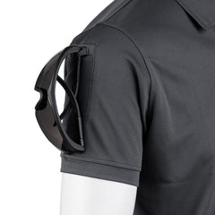 Tricou Polo Tactical Zip Quick Dry Wolf Grey - Performanță și Confort Superior