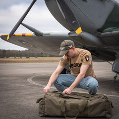 Tricou Premium 101st Airborne Khaki - Stil Autentic și Rezistență Tactice