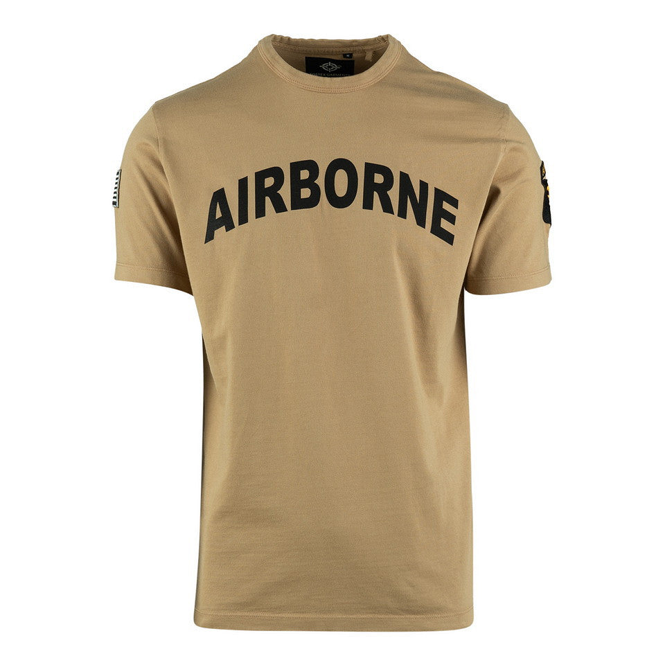 Tricou Premium 101st Airborne Khaki - Stil Autentic și Rezistență Tactice