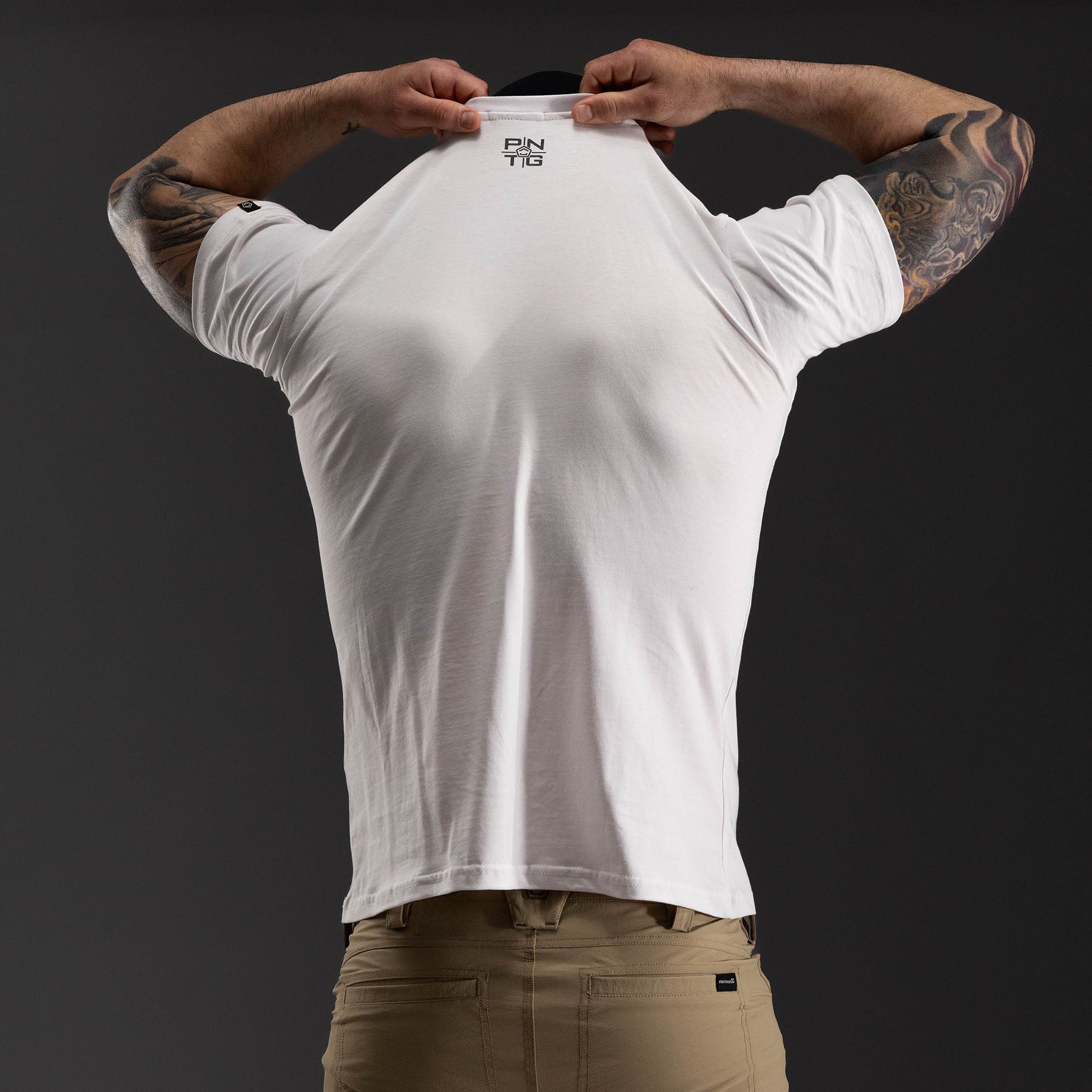 Tricou Prime T-Shirt "hawk" -Ha White Pentagon Tactical - Versatilitate și Confort Superior